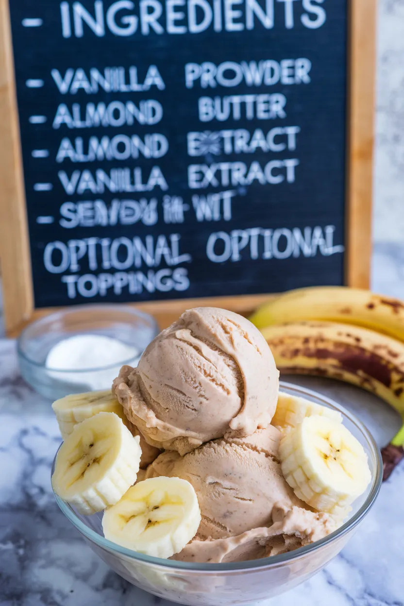 7. Banana Protein Ice Cream