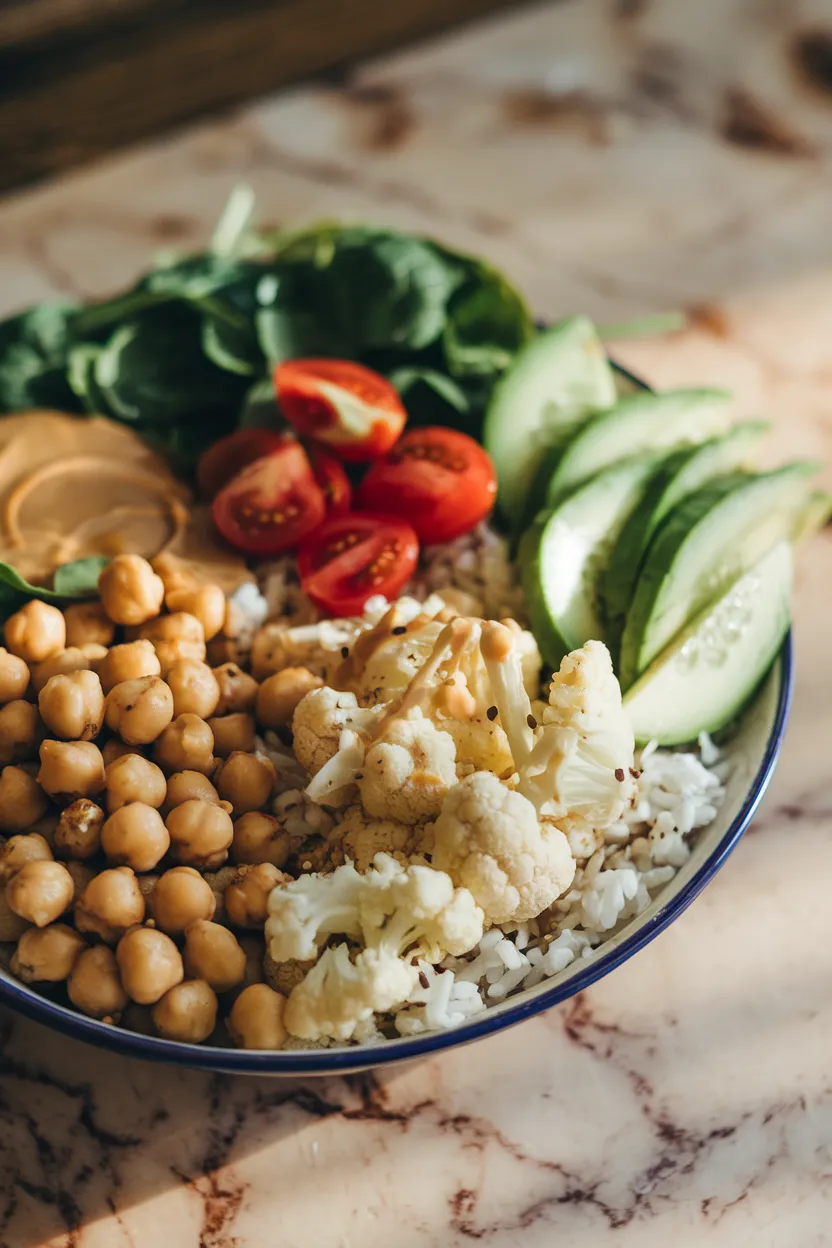 7. Cauliflower Rice Buddha Bowl