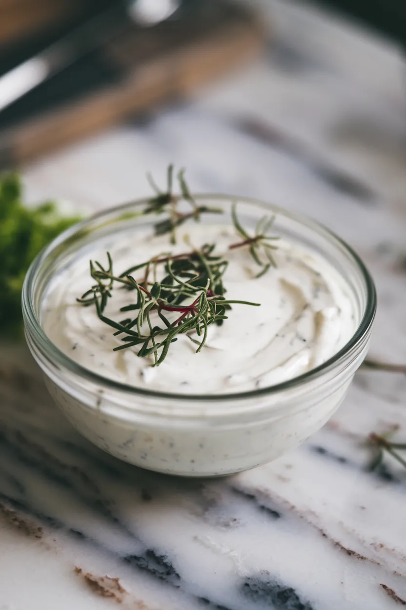 7. Homemade Greek Yogurt Dressing