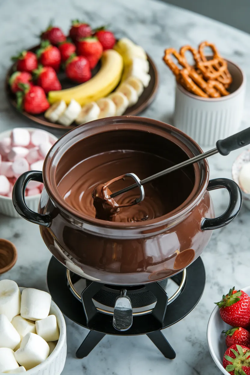 7. Midnight Chocolate Fondue