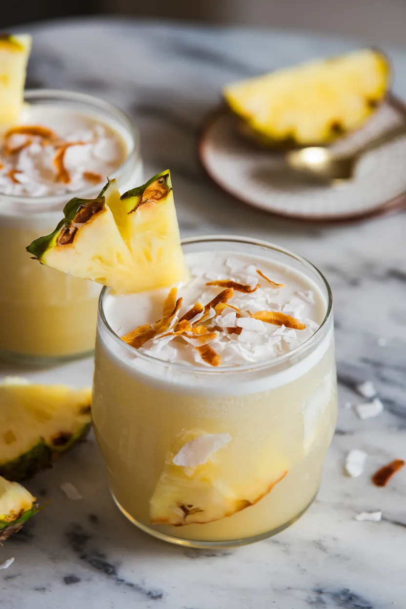 7. Pineapple Coconut Mocktail Delight