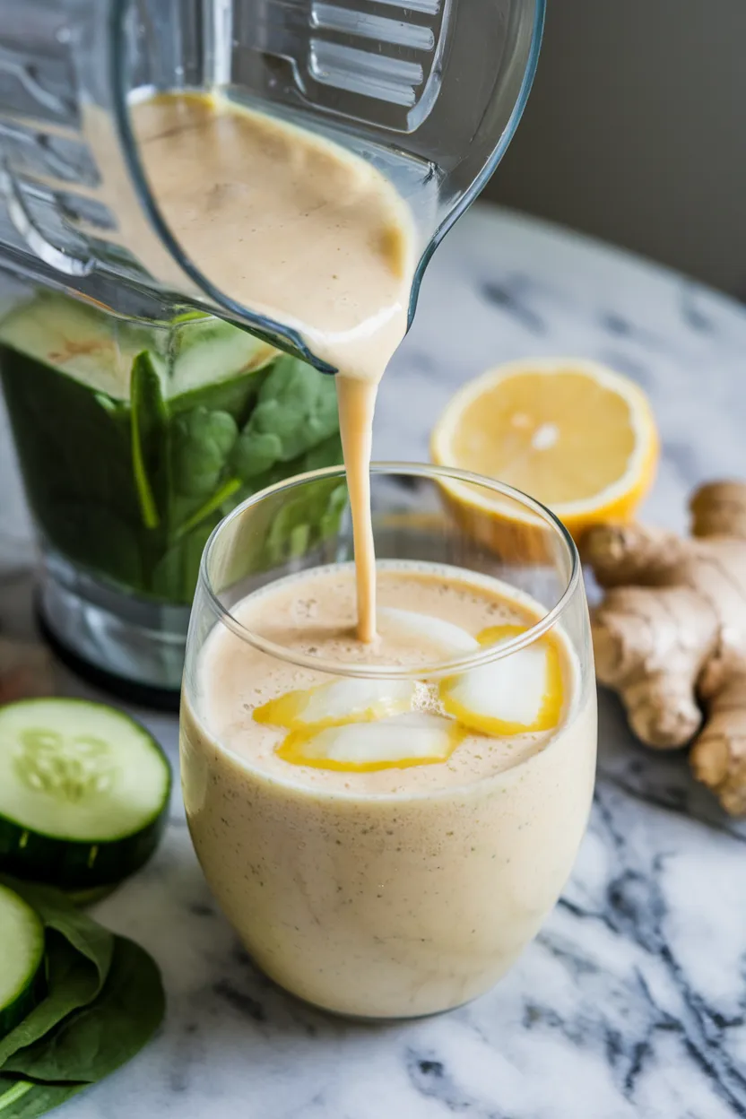 8. Apple Cucumber Detox Smoothie