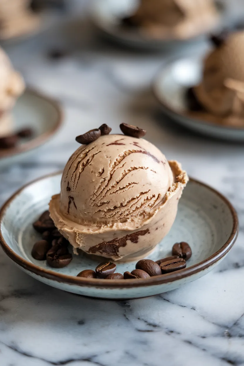 8. Coffee Protein Ice Cream