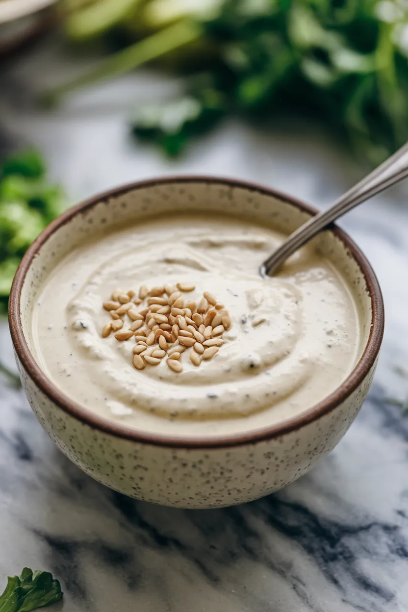 8. Homemade Tahini Dressing