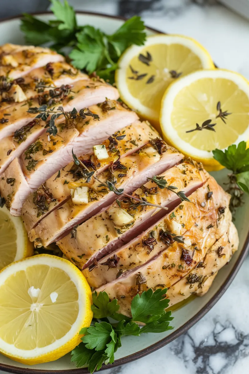 8. Keto Lemon Herb Chicken