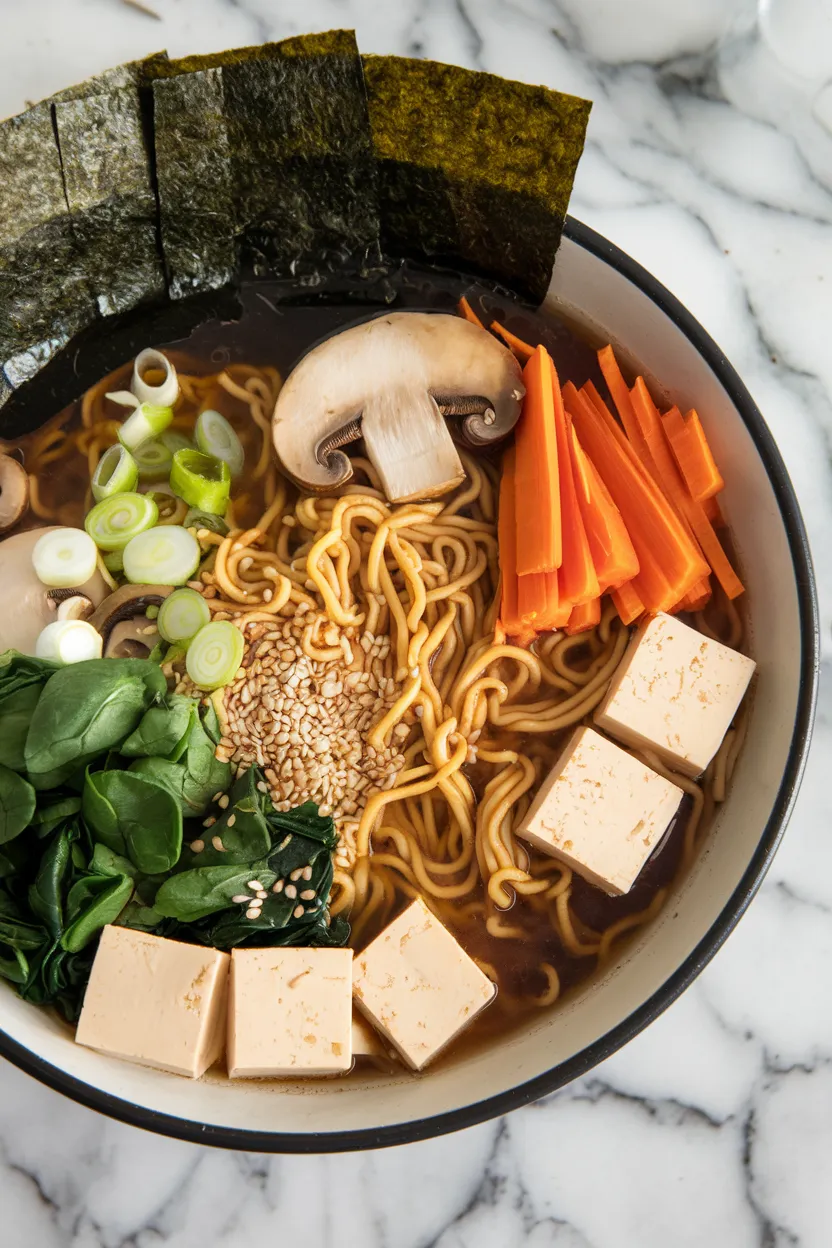 8. Vegan Soy Sauce Ramen