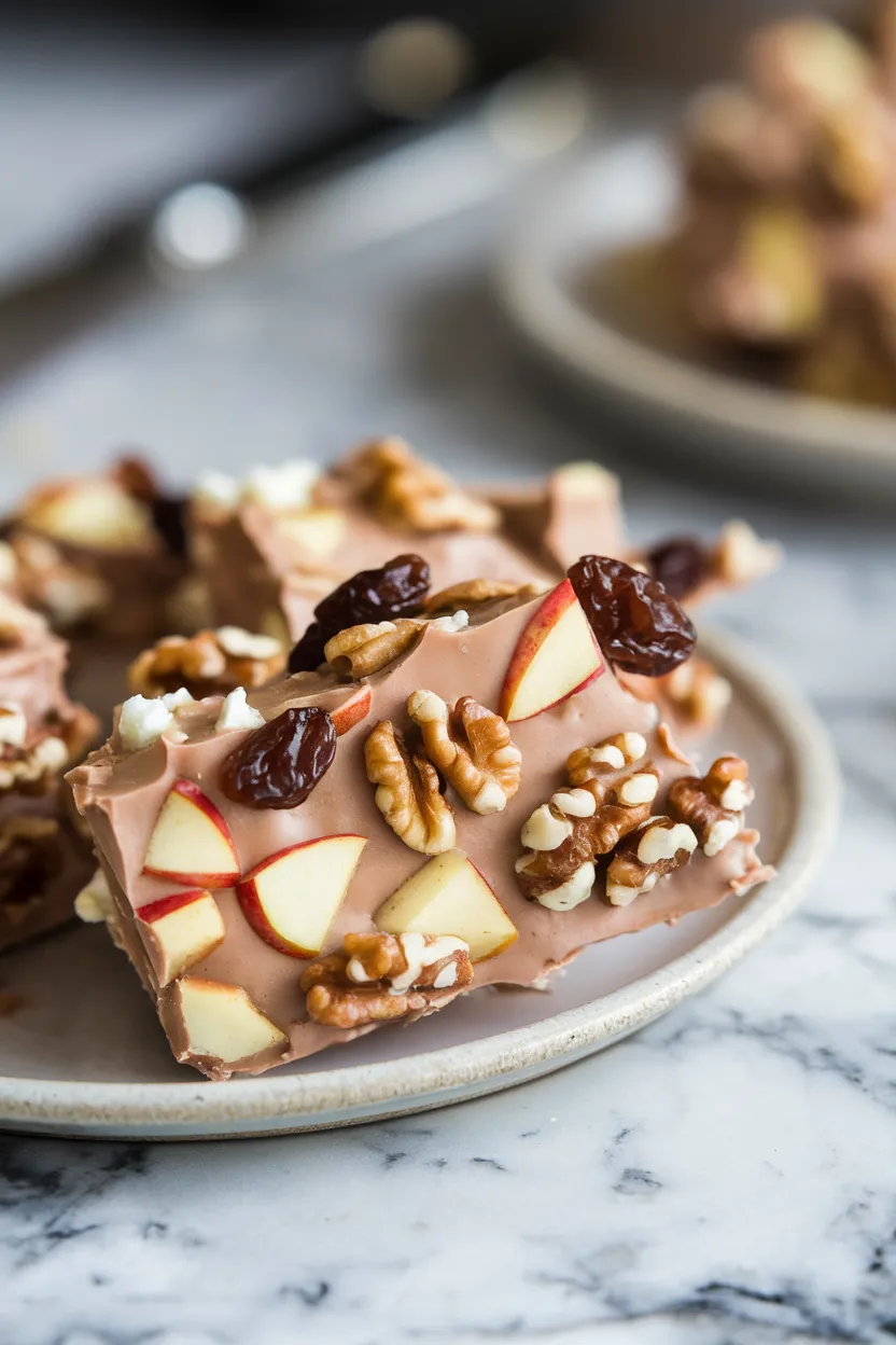 9. Apple Cinnamon Cottage Cheese Bark