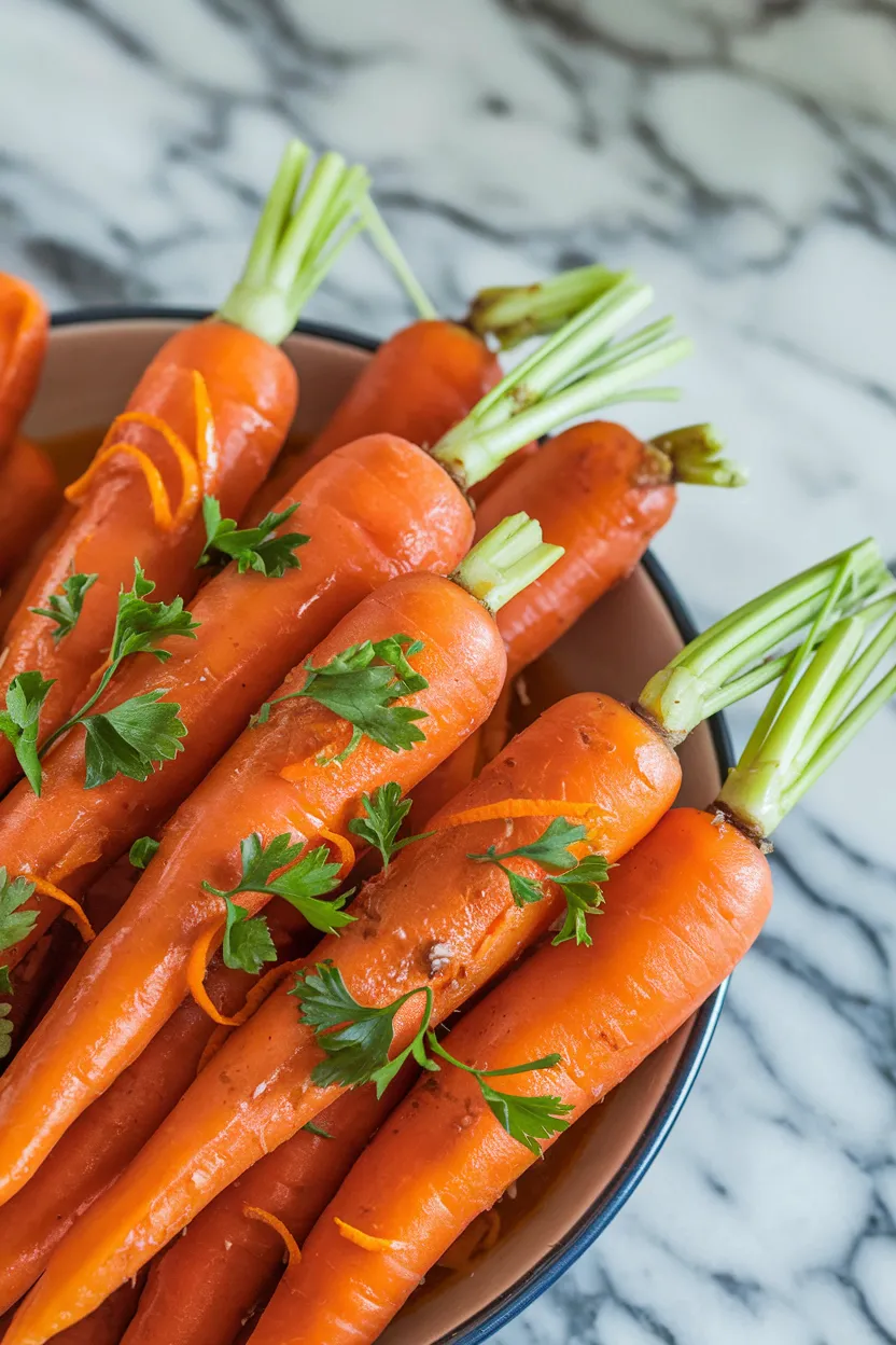 9. Christmas Carrot and Orange Glaze