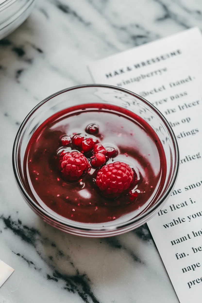 9. Homemade Raspberry Vinaigrette