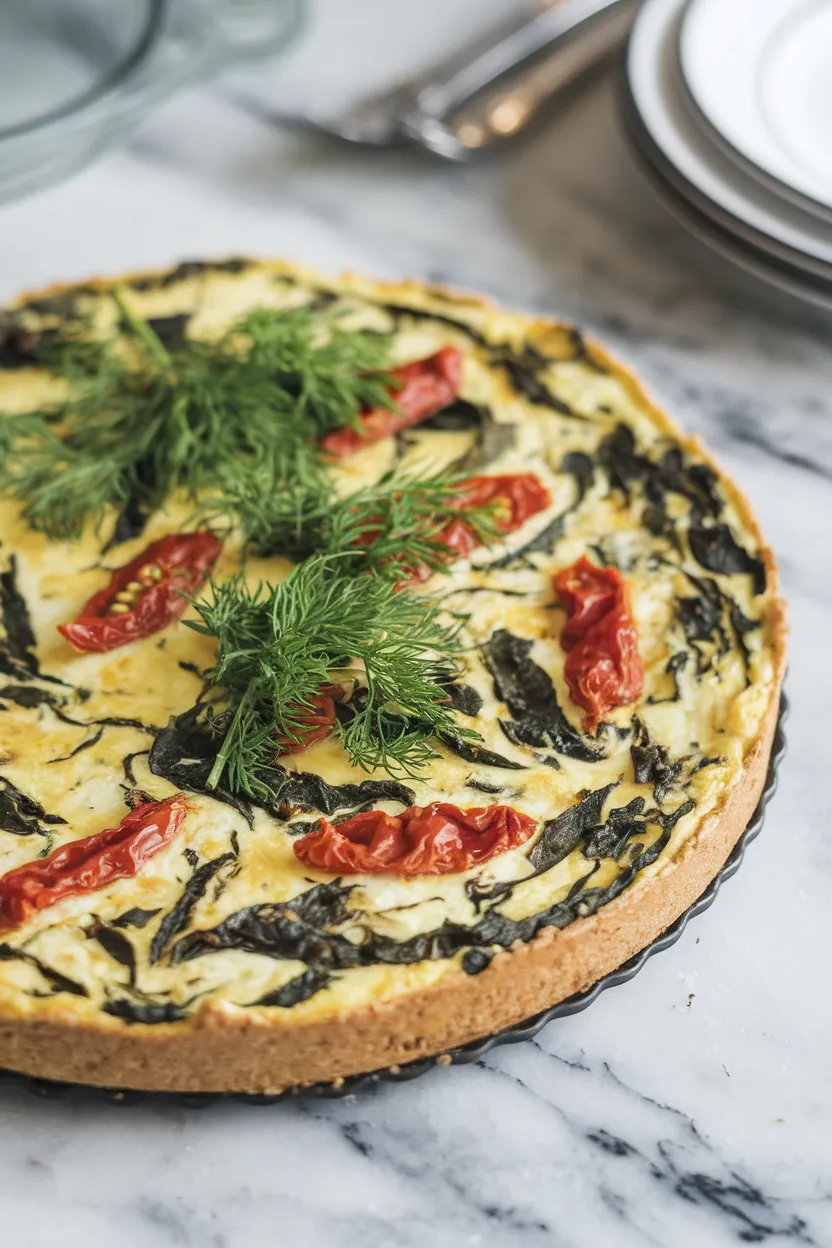 9. New Year Spinach and Feta Frittata