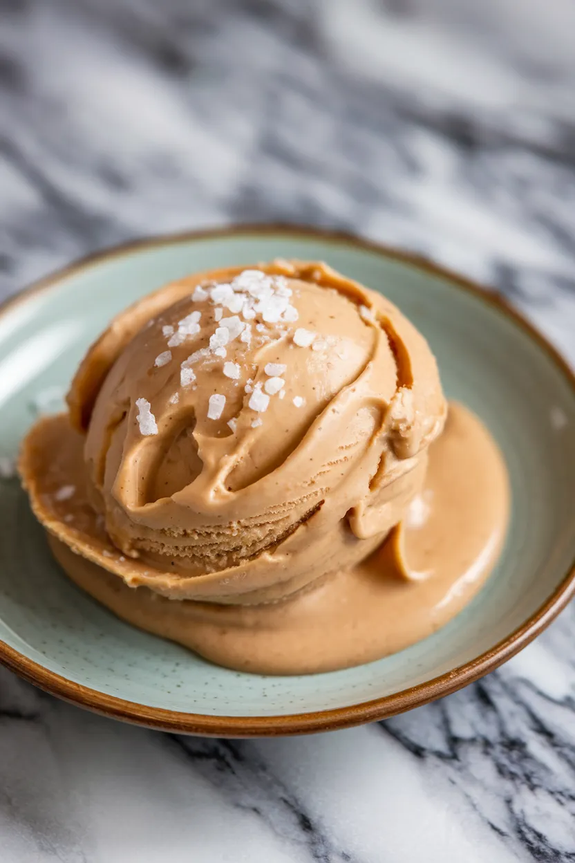 9. Salted Caramel Protein Ice Cream