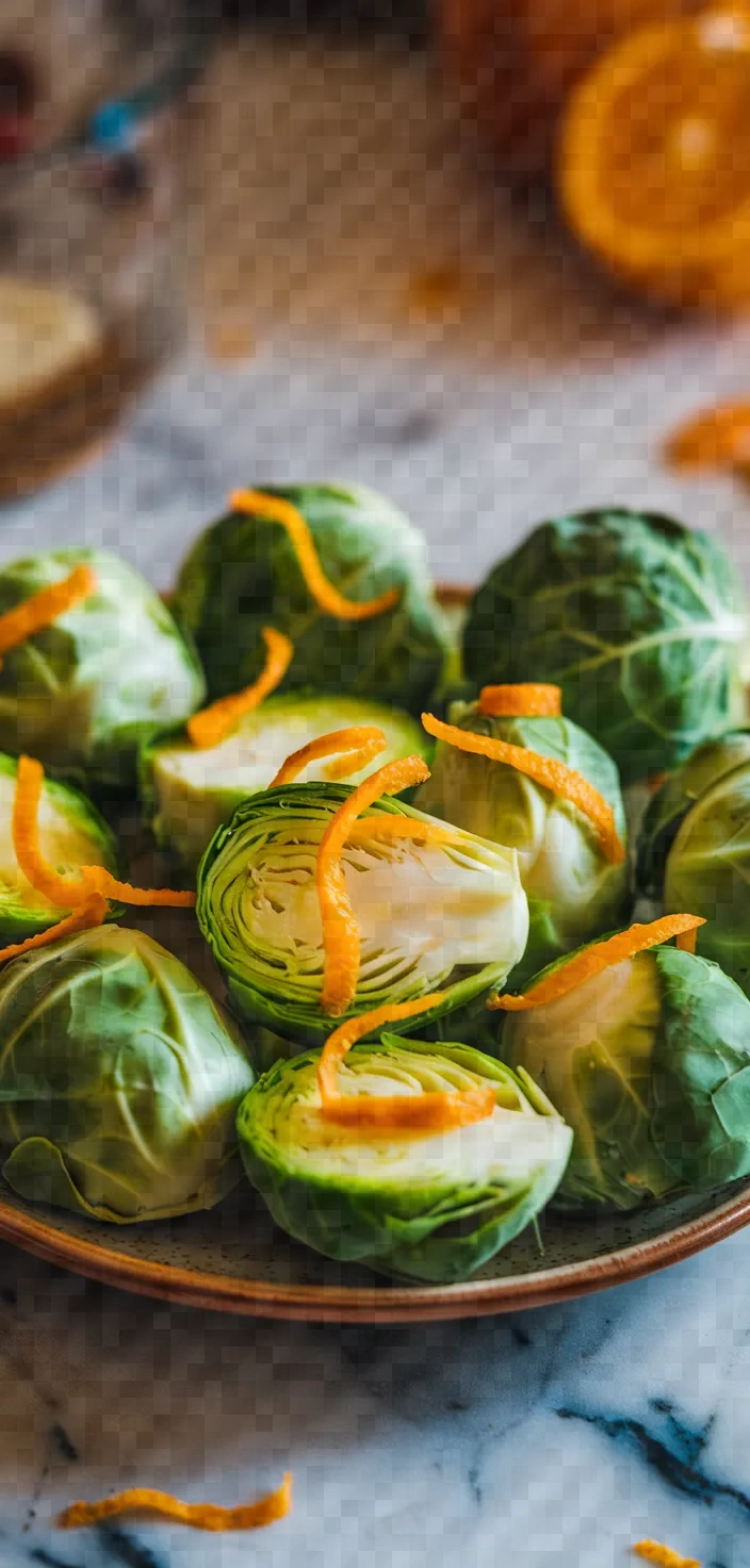 10. Orange Zest Christmas Sprouts