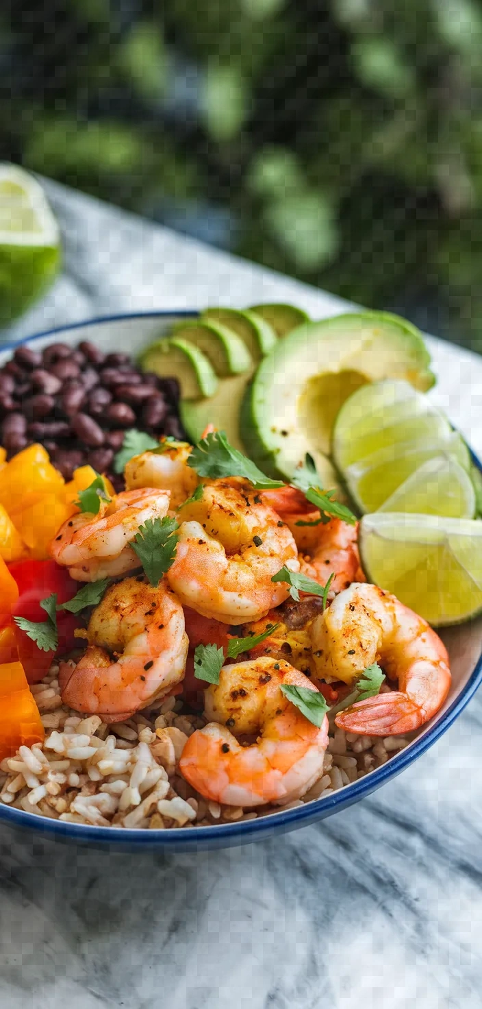 10. Spicy Shrimp Dinner Bowl