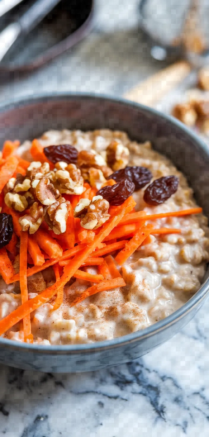 11. Carrot Cake Oatmeal