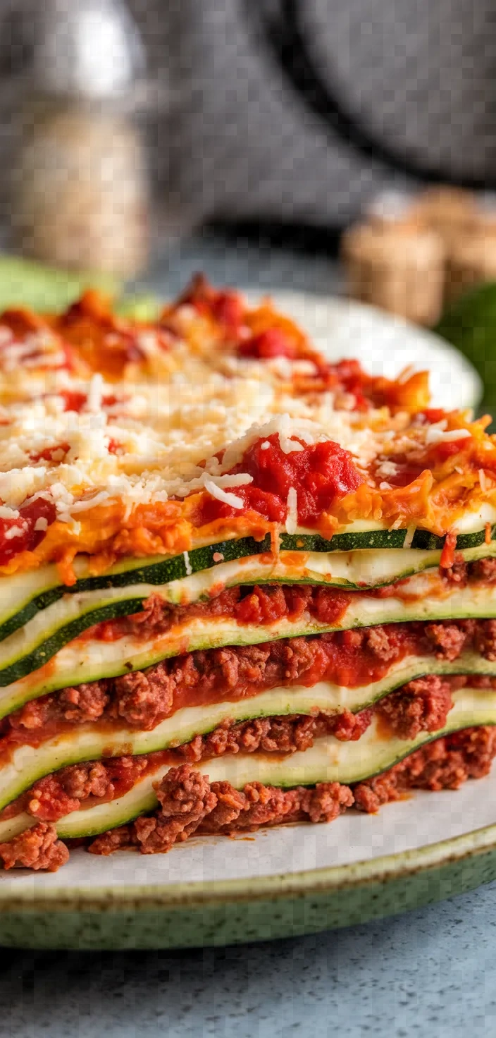 11. Keto Zucchini Lasagna Casserole