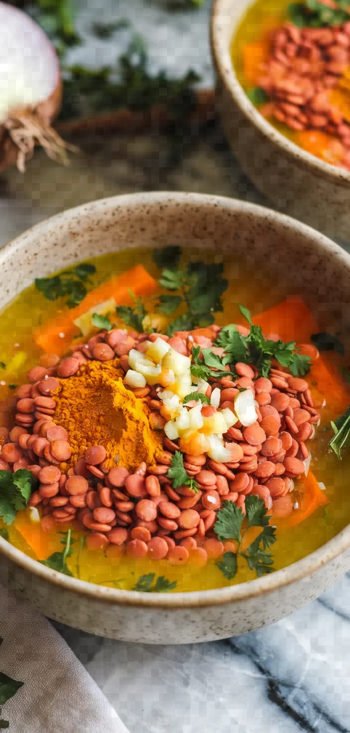 11. Red Lentil and Turmeric Anti-Inflammatory Soup