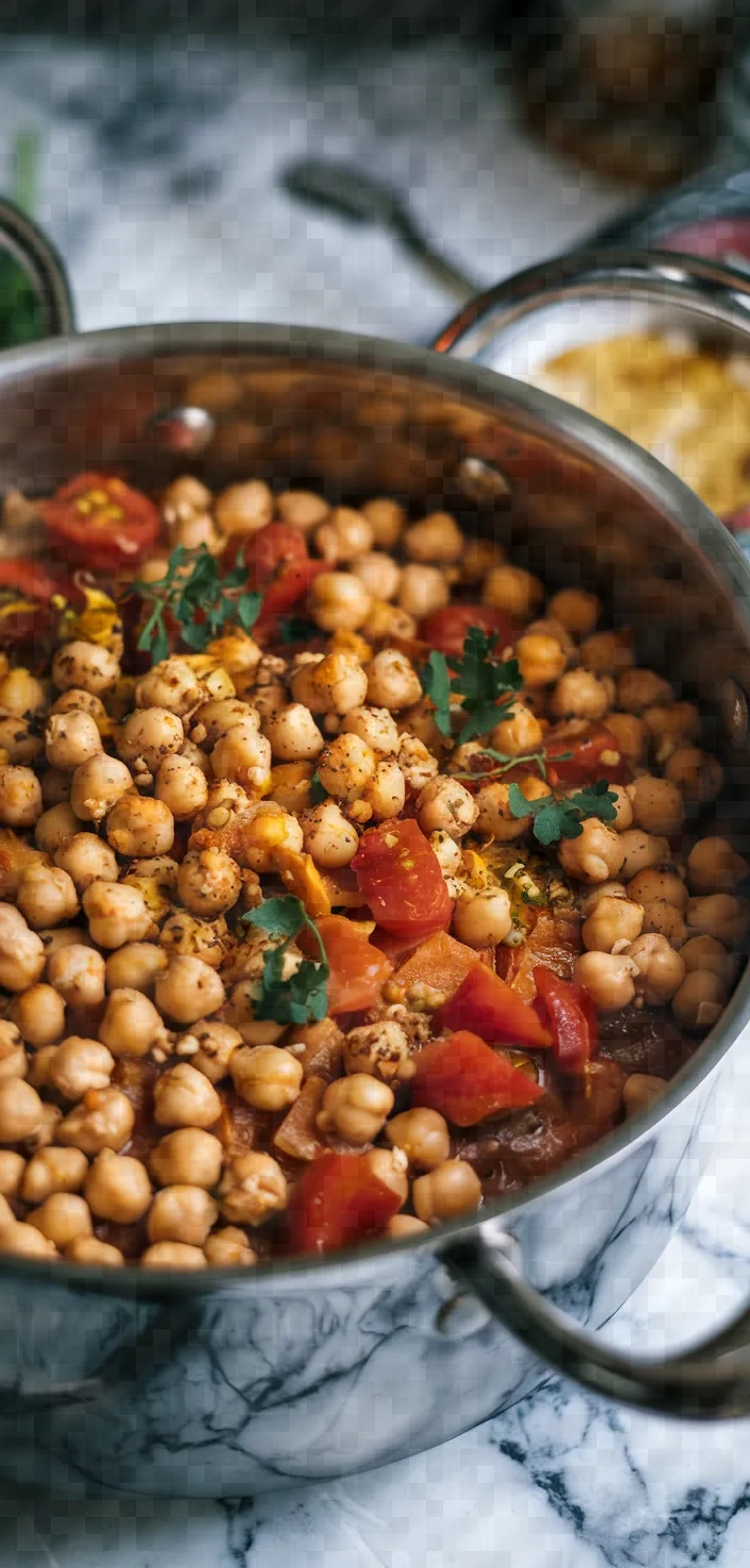 12. Moroccan Chickpea Fiber-Rich Stew