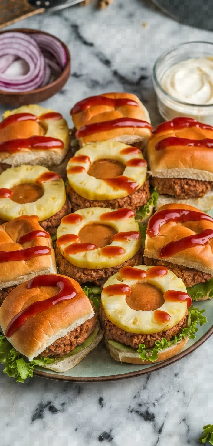 12. Teriyaki Pineapple Turkey Sliders