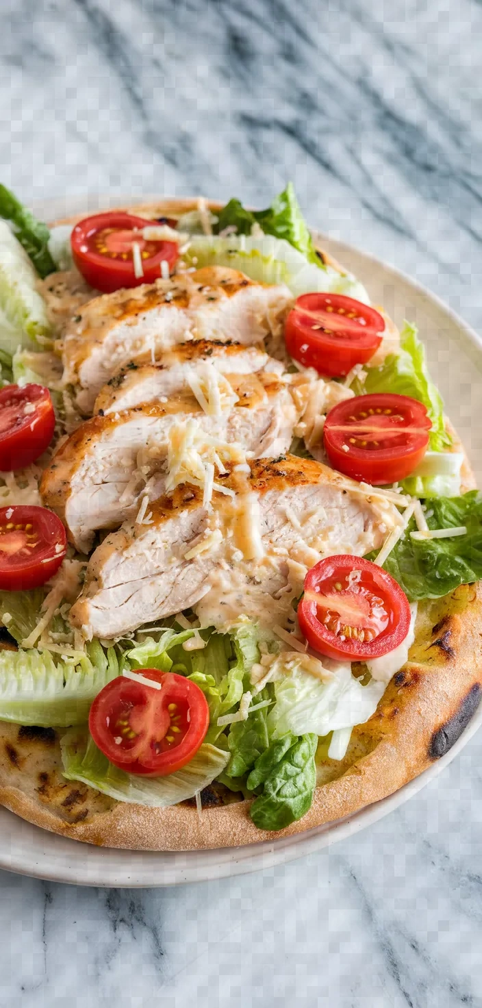 13. Chicken Caesar Flatbread