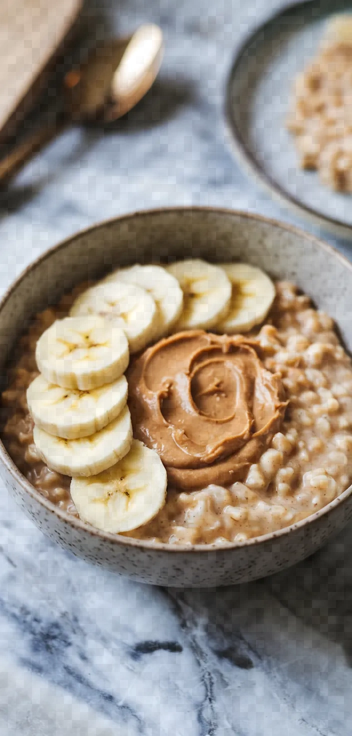 13. Peanut Butter Banana Oatmeal