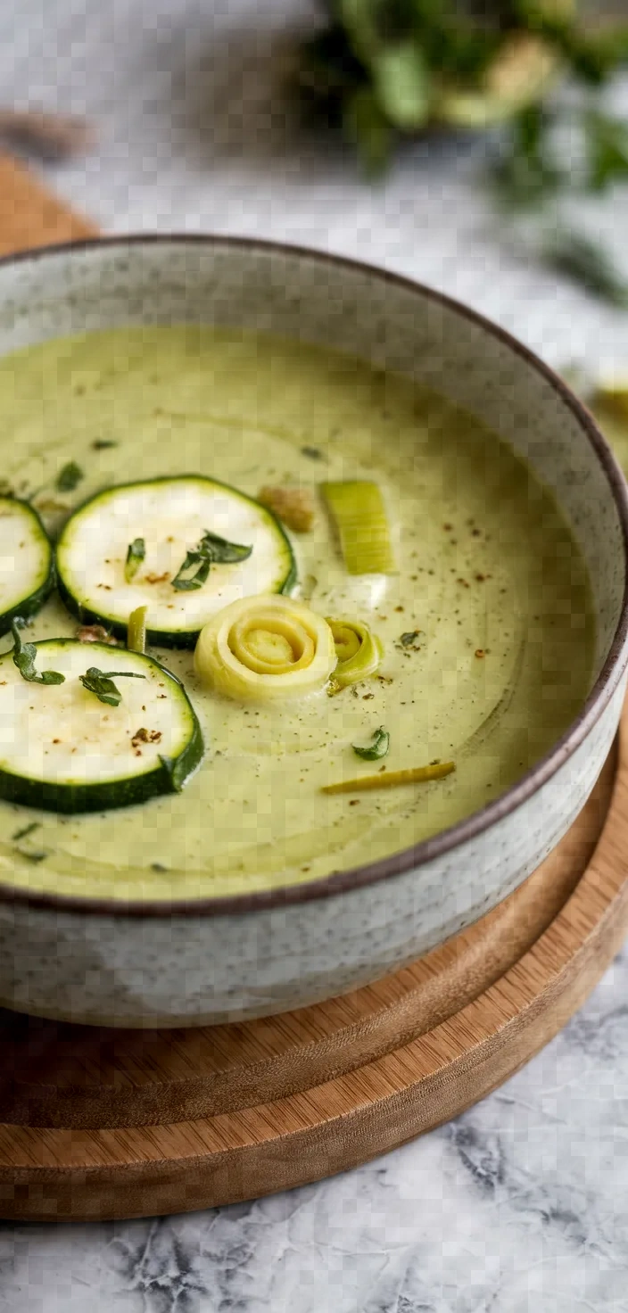 13. Zucchini and Leek Light Summer Soup