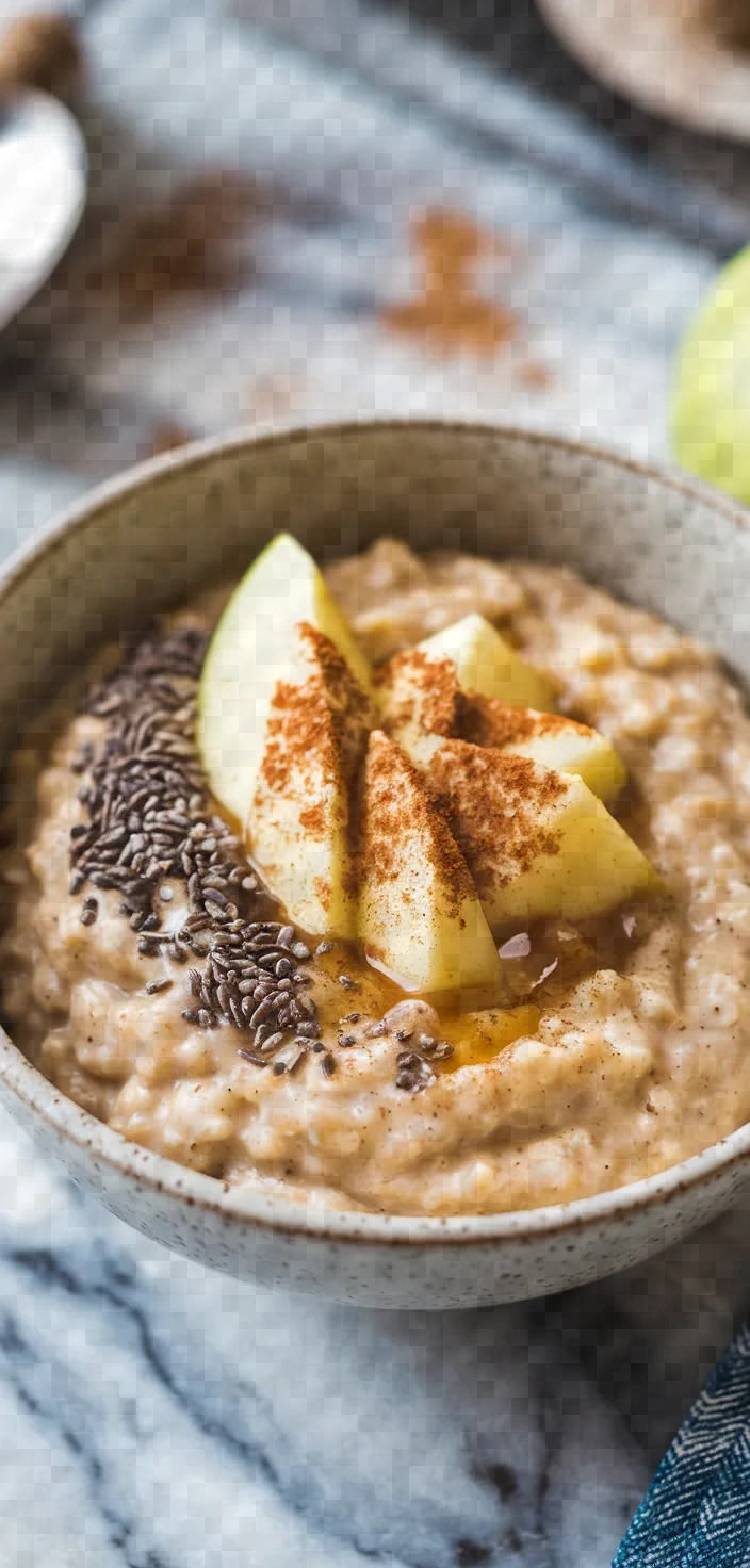 14. Apple Cinnamon Protein Oatmeal