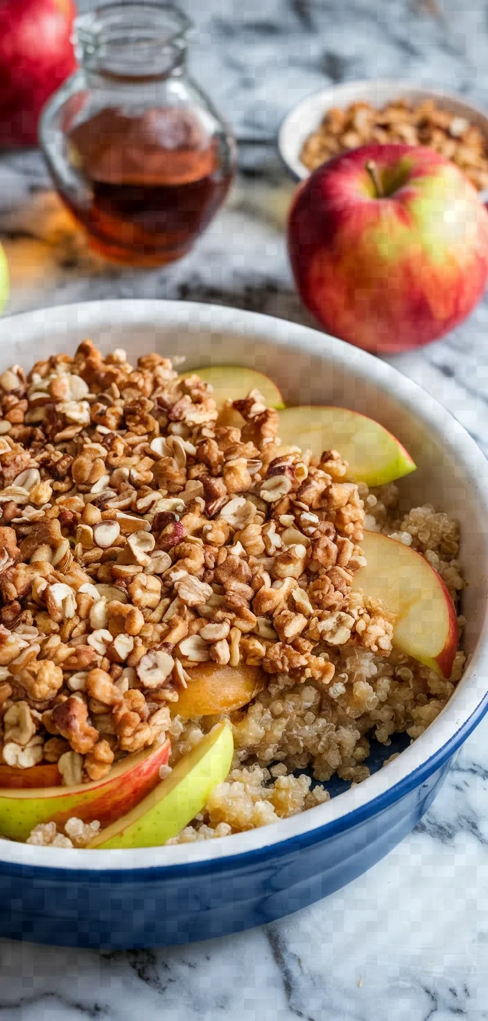 14. Apple Quinoa Crumble