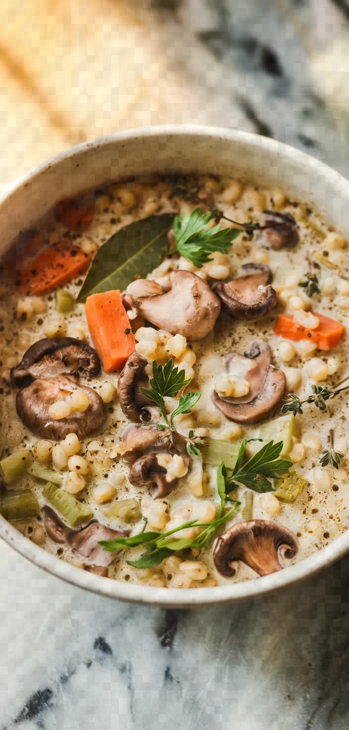 14. Mushroom Barley Soup