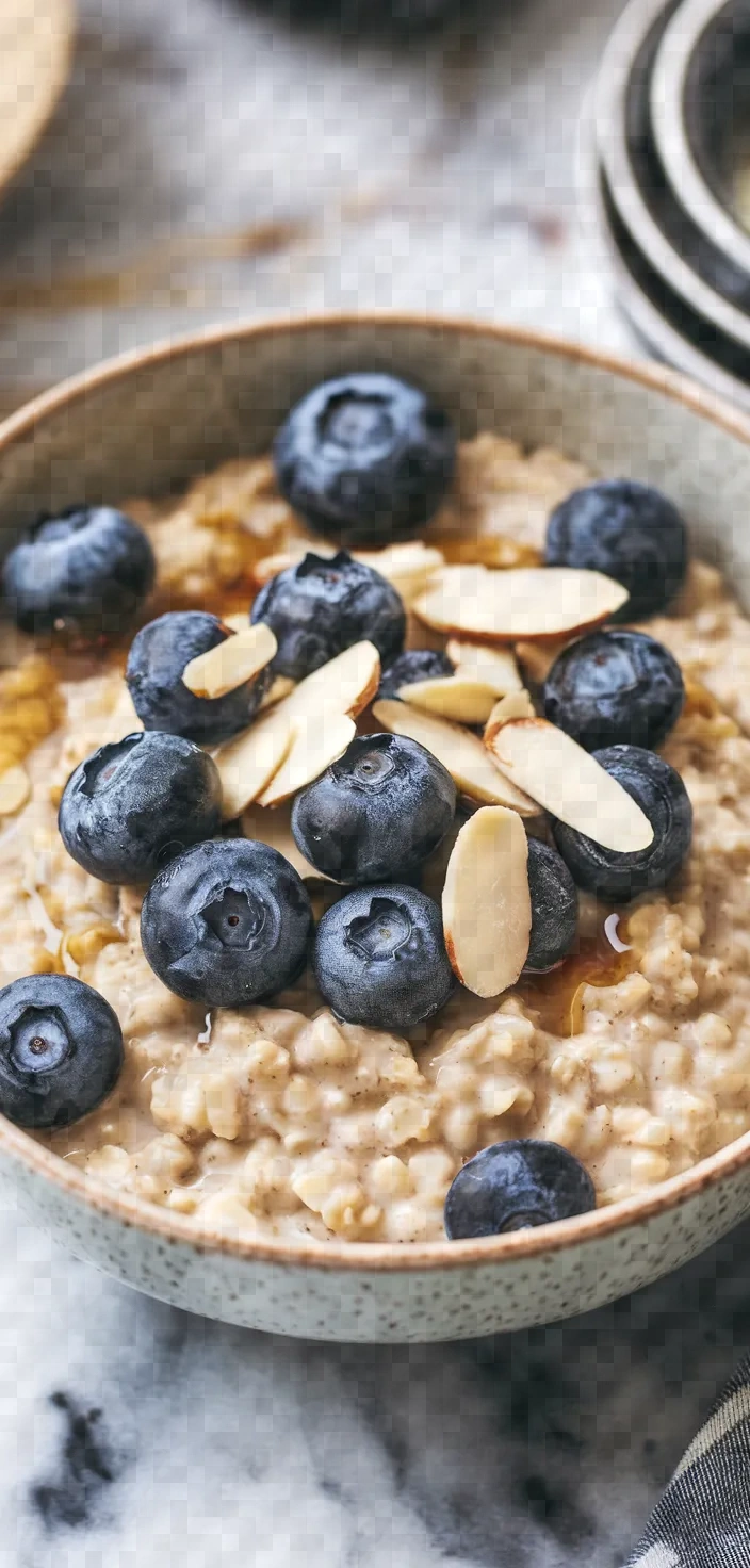 15. Blueberry Almond Oatmeal