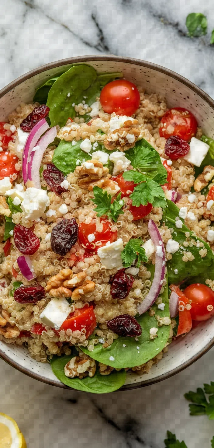 15. January Warm Quinoa Salad