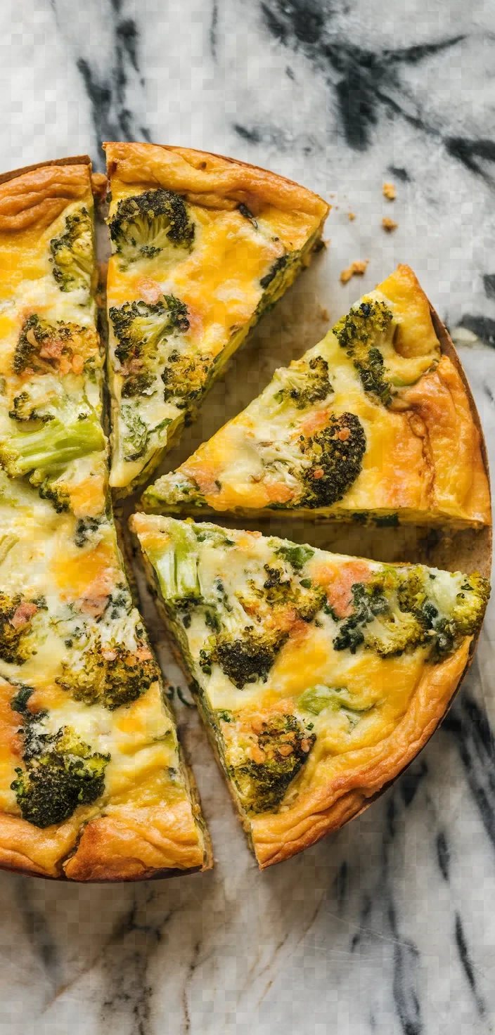 15. Low Calorie Broccoli and Cheddar Frittata