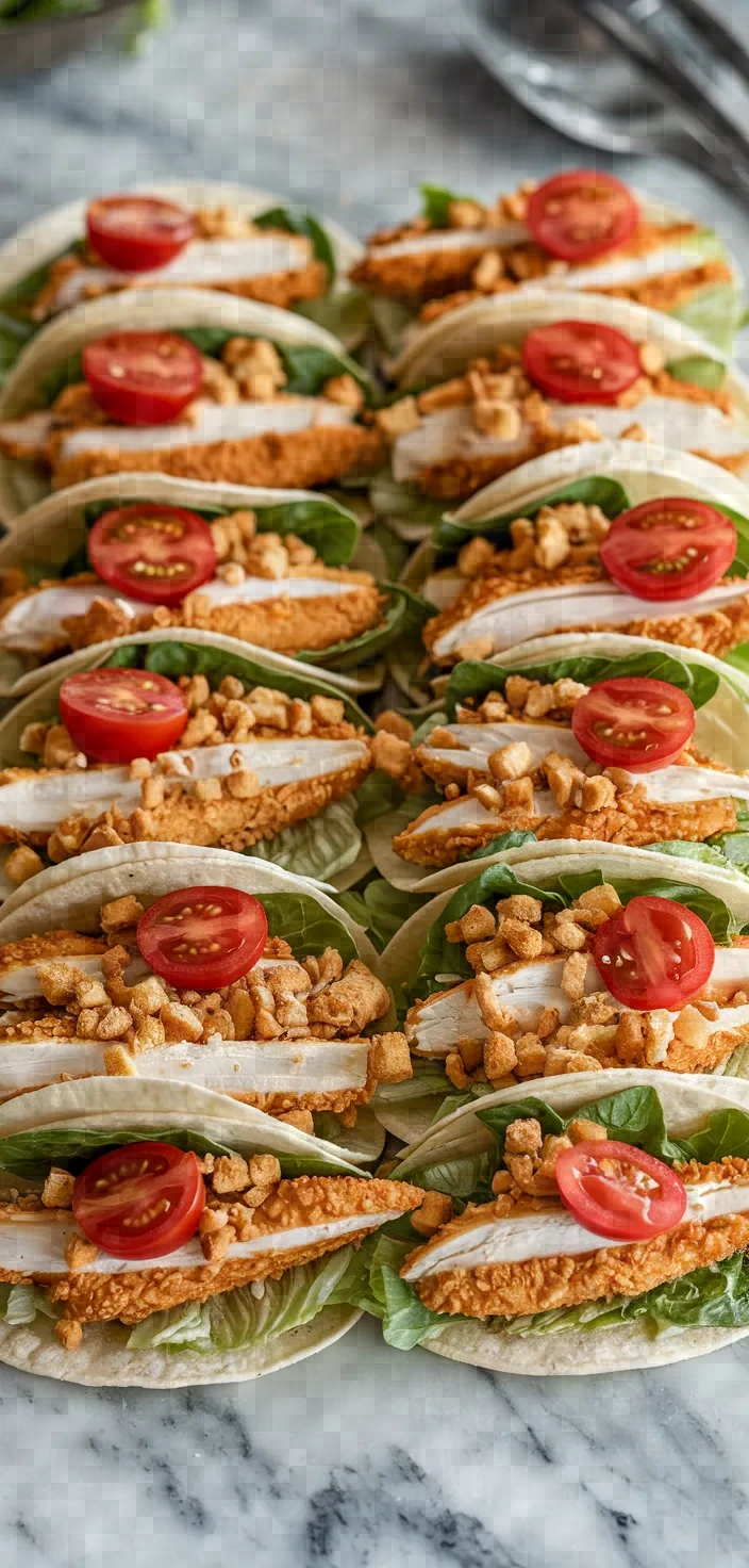 16. Crispy Chicken Caesar Tacos