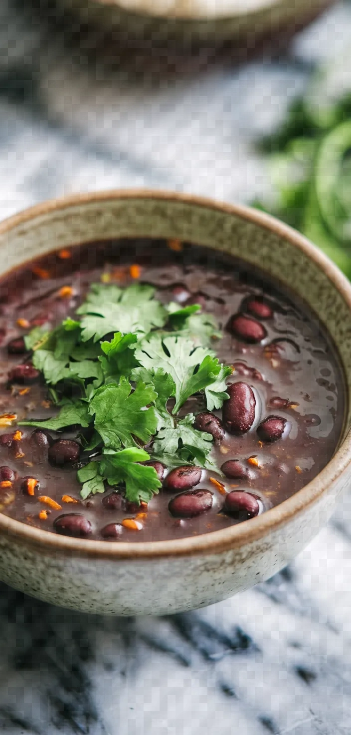 16. Low Calorie Black Bean Soup