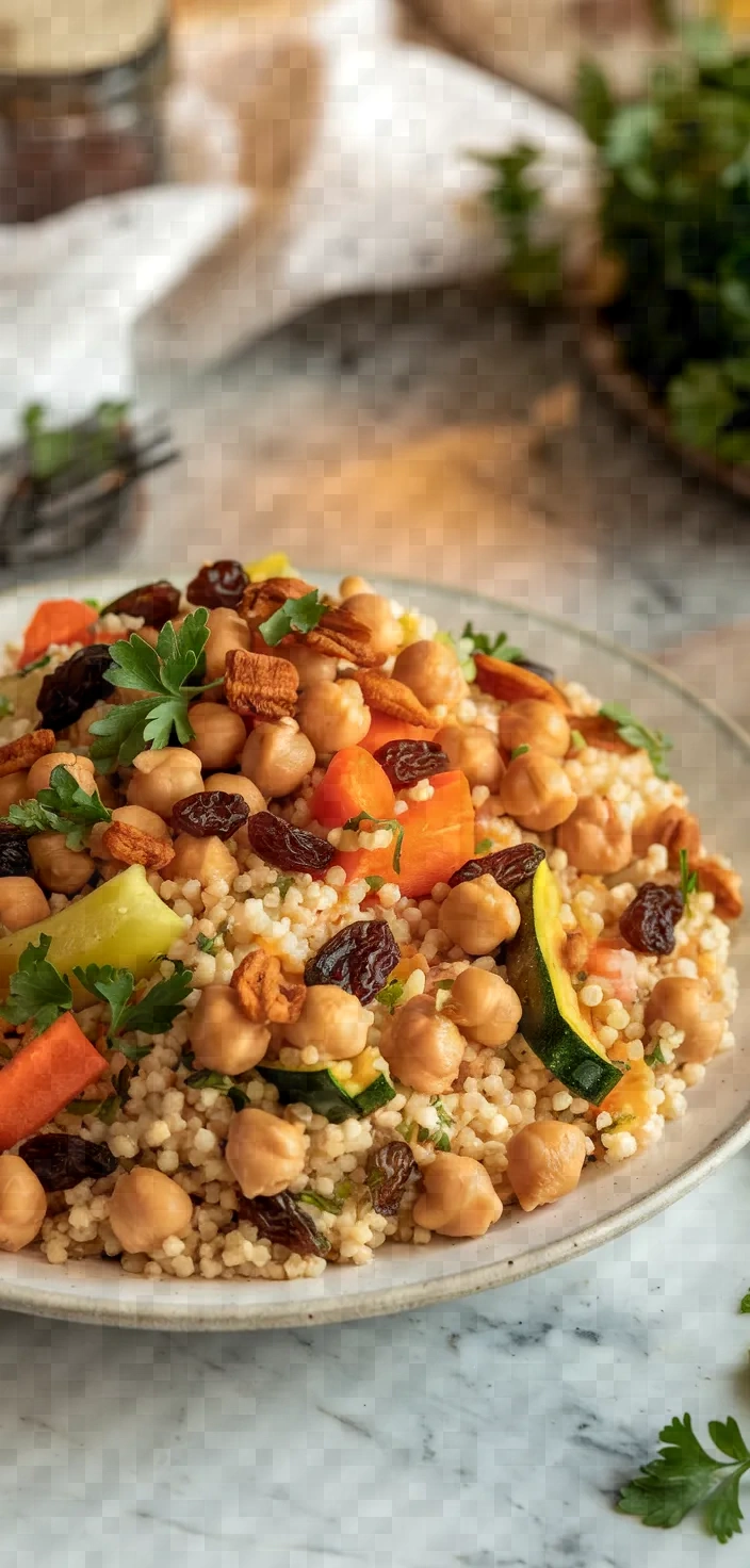 16. Veganuary Moroccan Couscous