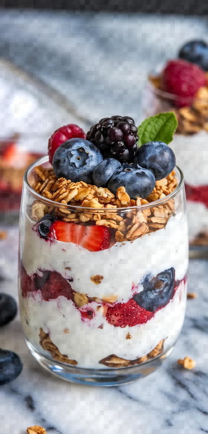 17. Low Calorie Greek Yogurt Parfait