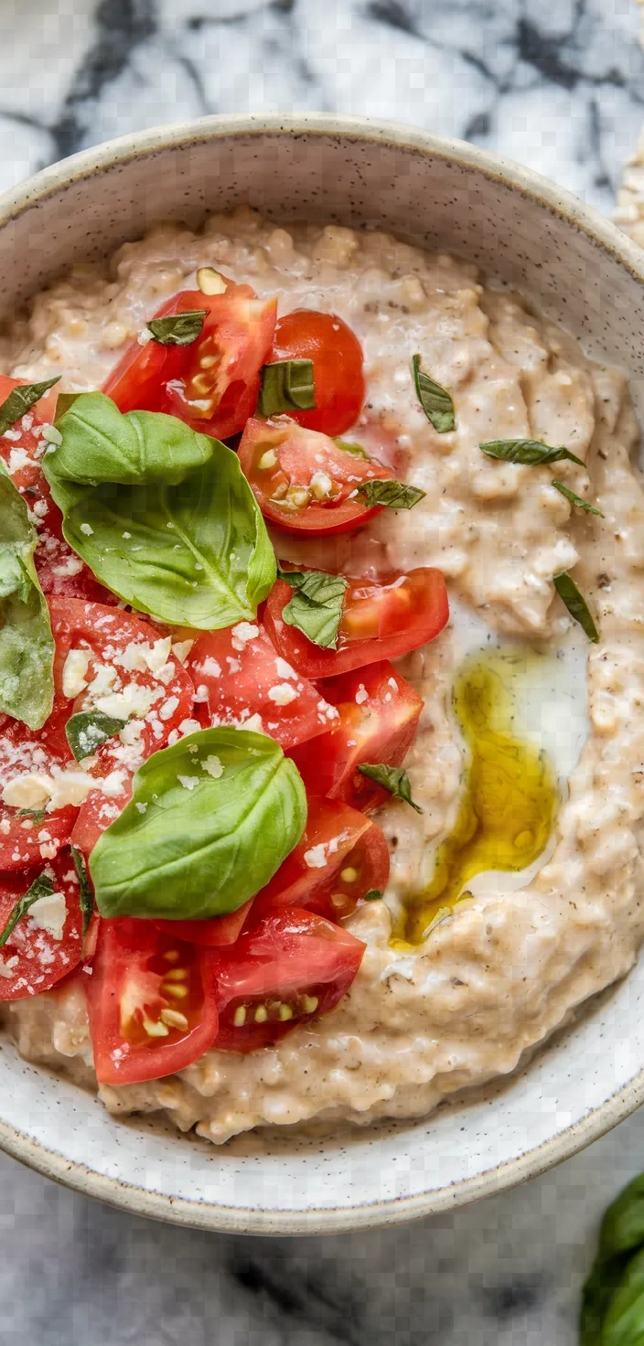 17. Savory Tomato Basil Oatmeal