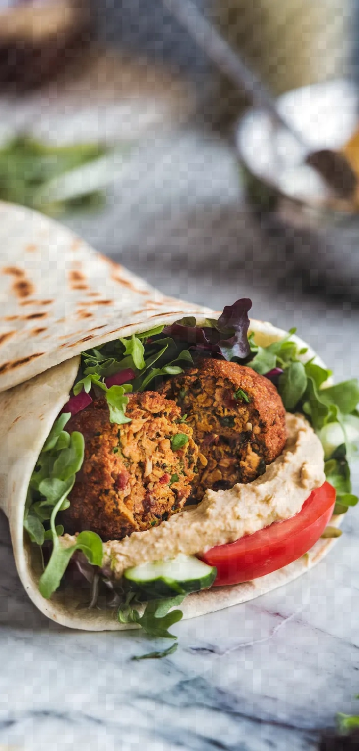 17. Veganuary Falafel Wraps