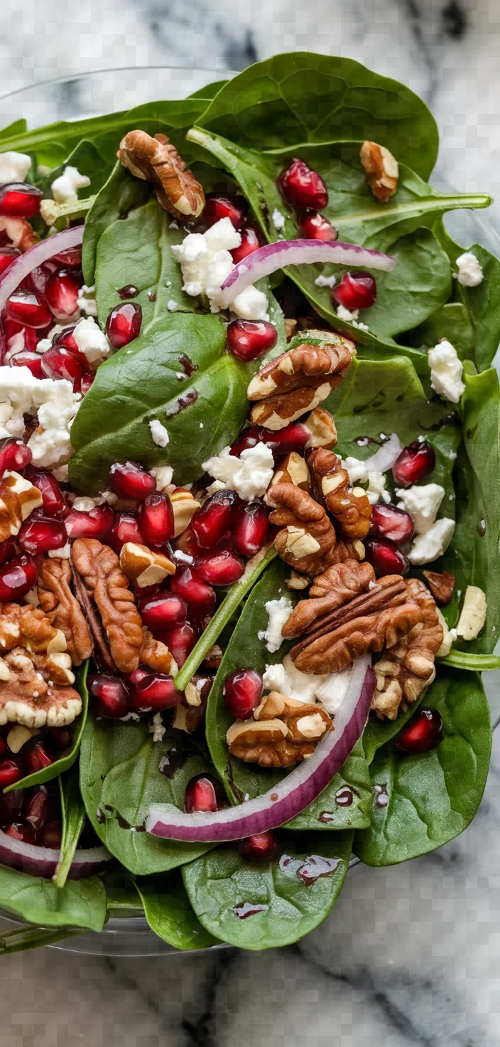 18. January Pomegranate and Spinach Salad