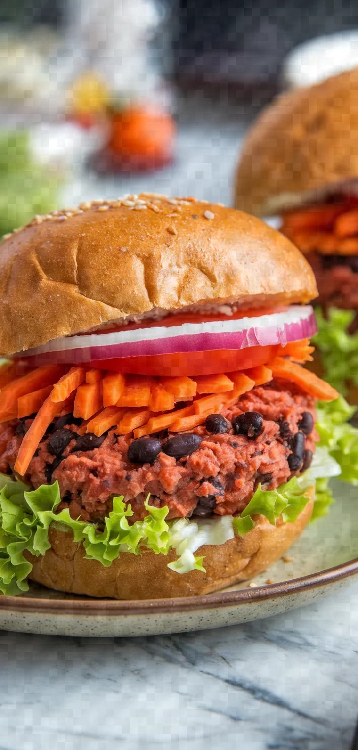 18. Low Calorie Veggie Burger