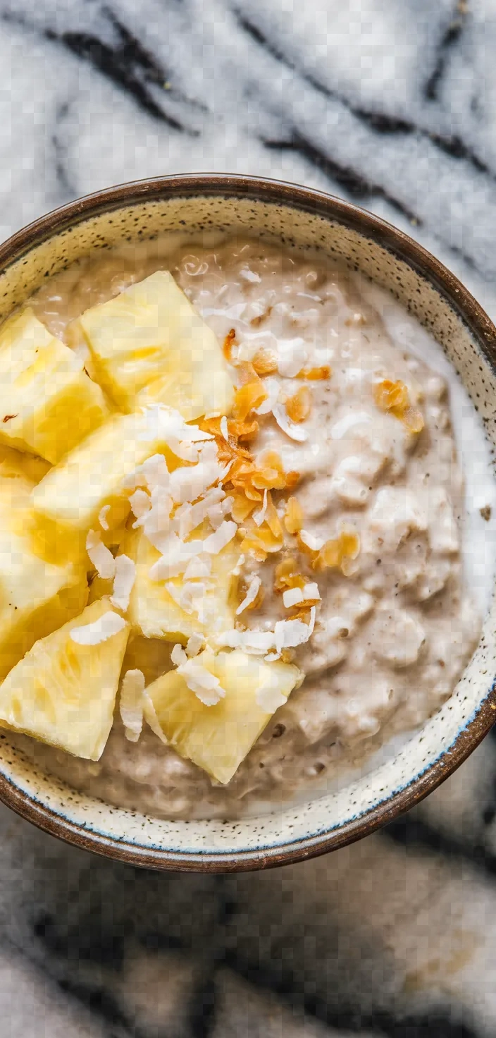 18. Pina Colada Oatmeal