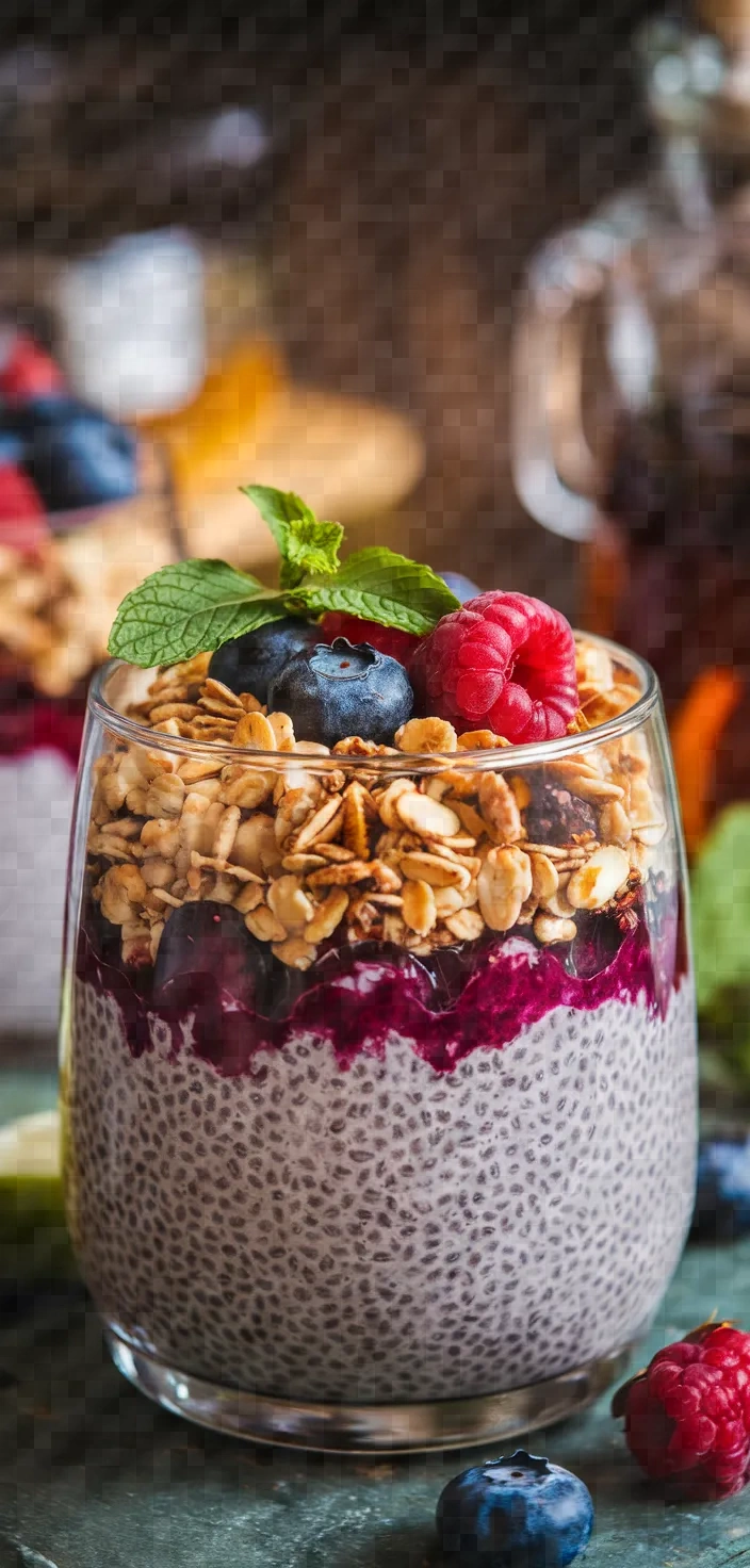 2. Chia Seed Pudding Parfait