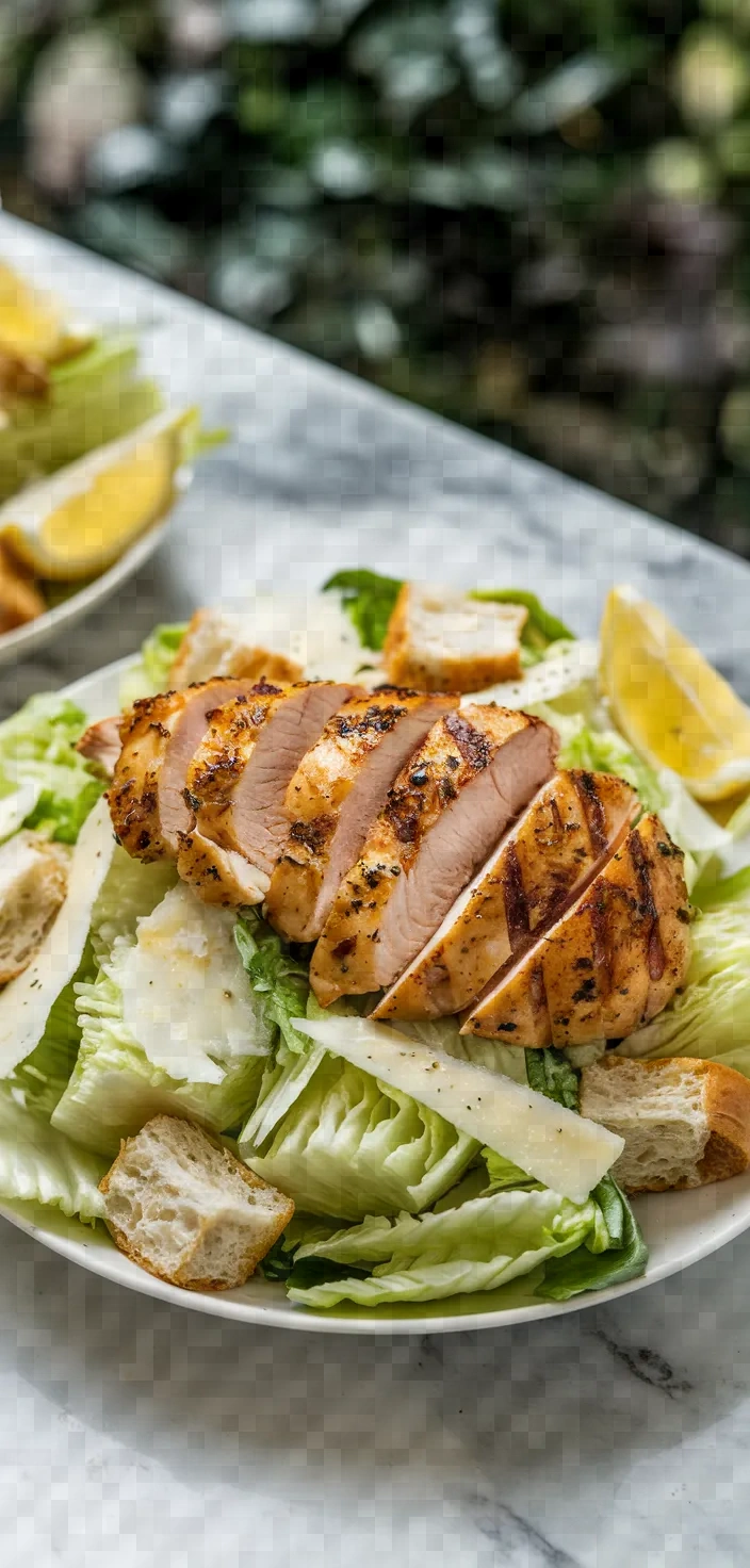 2. Grilled Chicken Caesar Salad