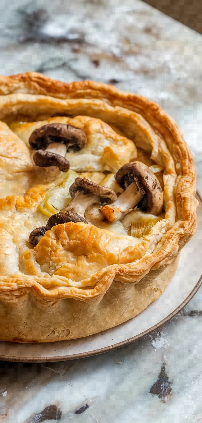 21. Veganuary Mushroom and Leek Pie