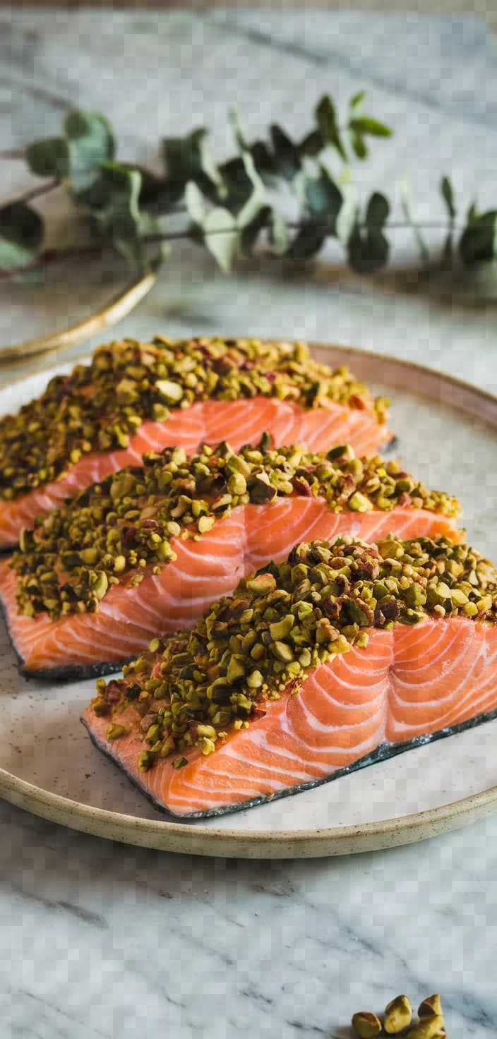 3. Pistachio-Crusted Salmon