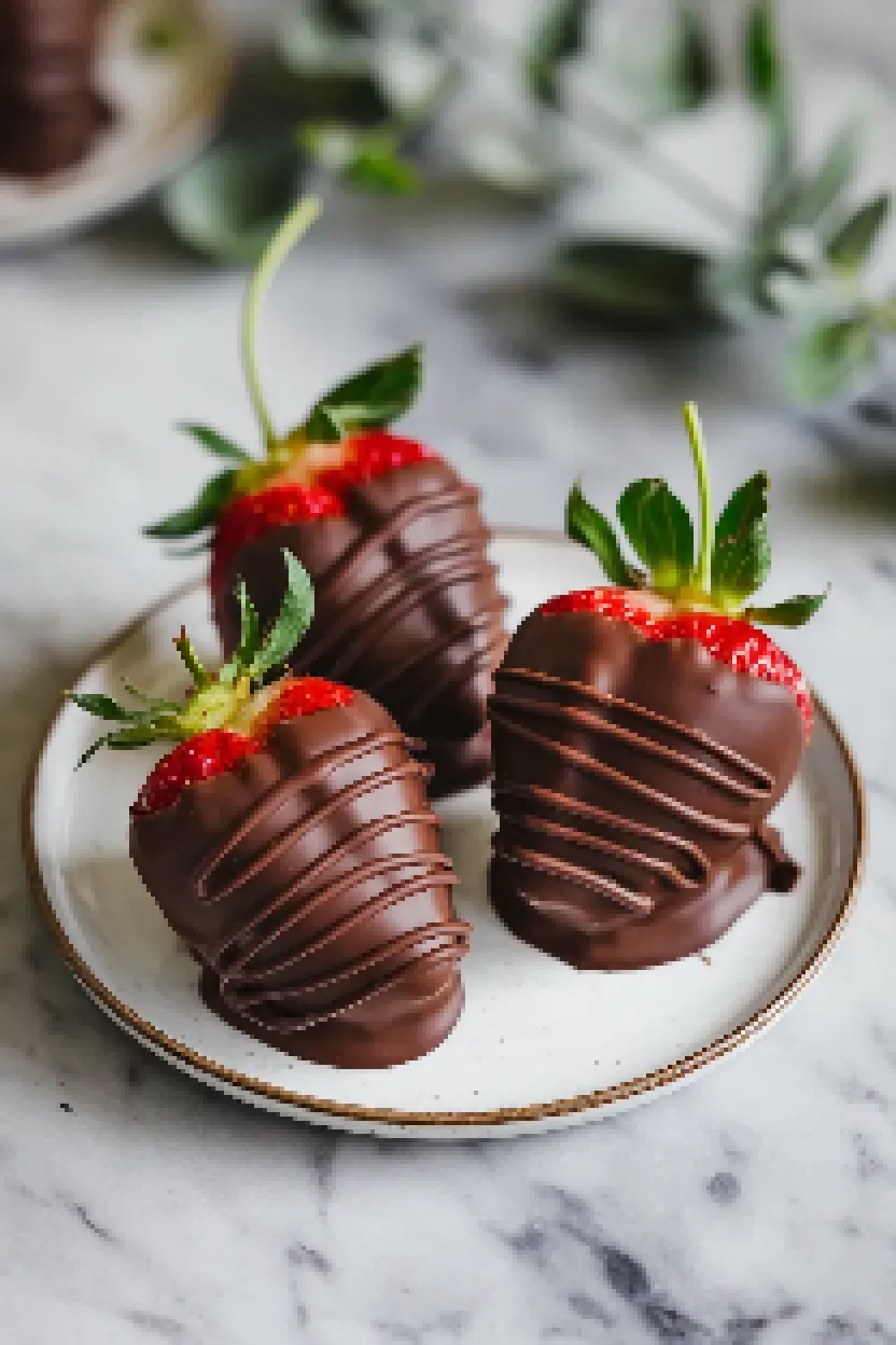 3. Valentine's Day Chocolate Covered Strawberries