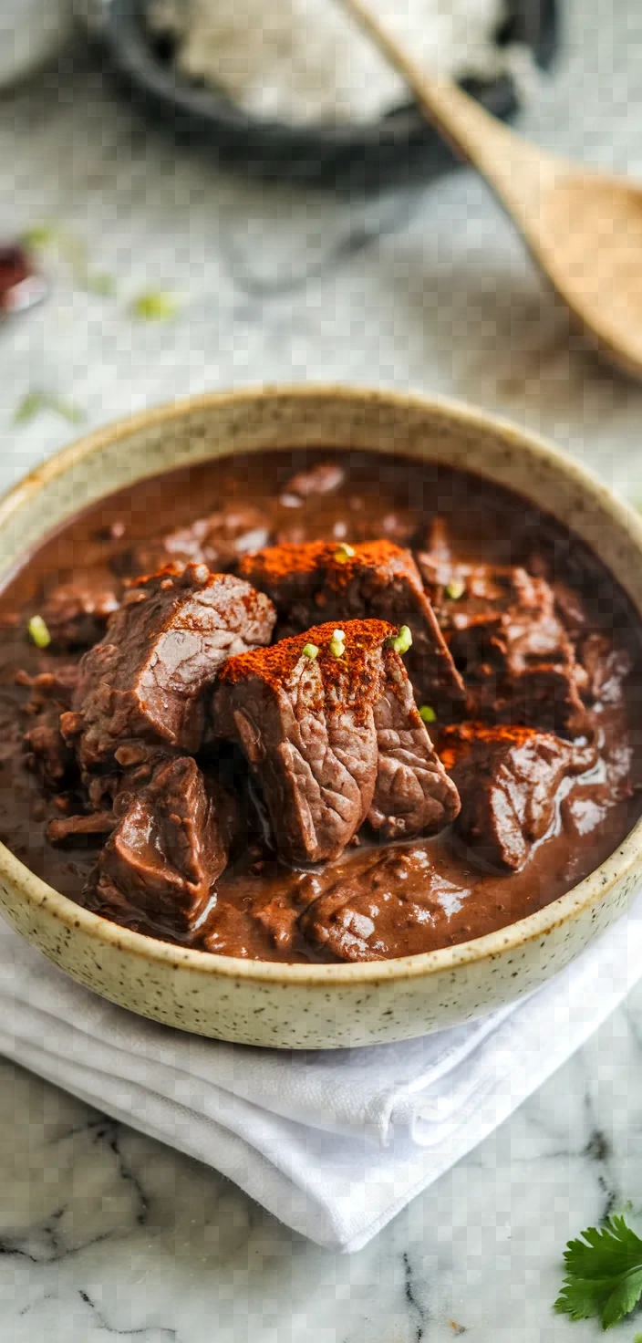 4. Chocolate Chili Beef Stew