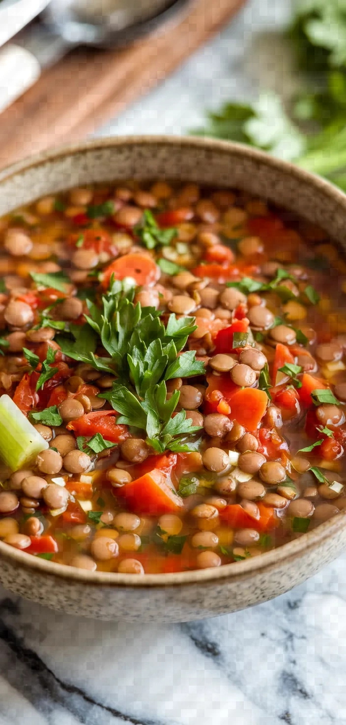 4. Low Calorie Lentil Soup