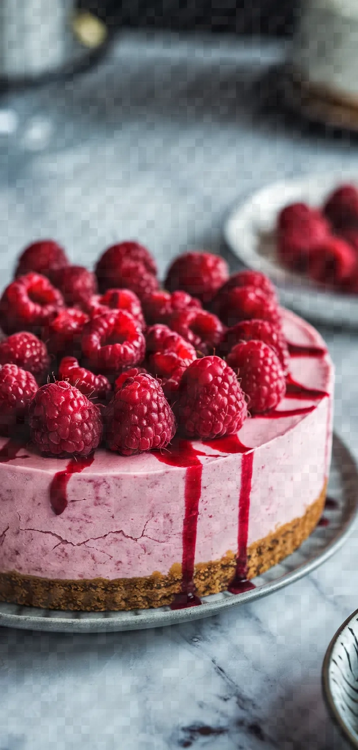 4. Raspberry Cheesecake