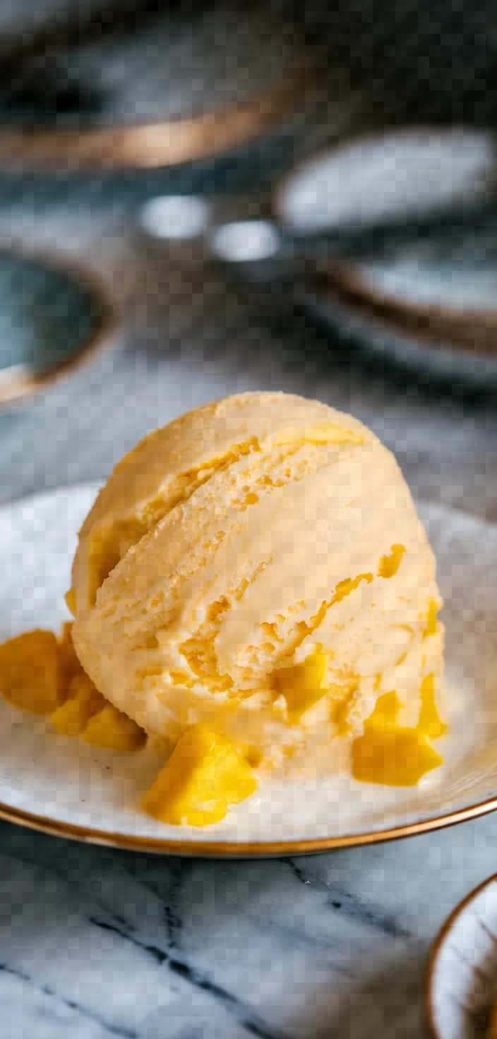 5. Coconut Mango Sorbet