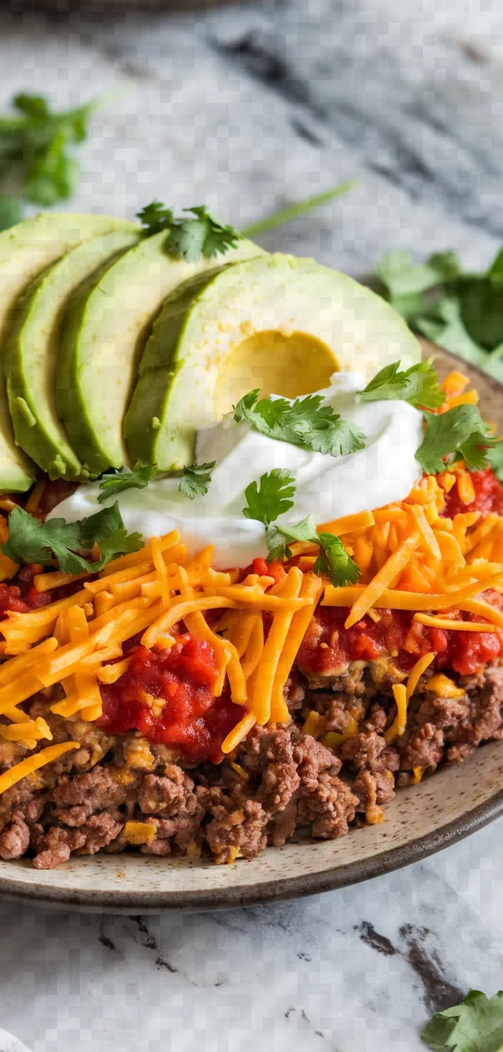 5. Keto Taco Casserole